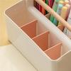 Portable Desktop Pen Holder Large Capacity Cute Marker Pen Stationery Storage Box Creative Pencil Holder Desktop Organizer