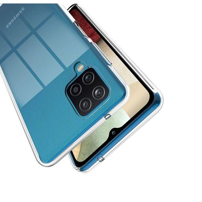 Coque et tour de cou pour Samsung Galaxy A12 - TPU Souple Transparent Cordon Noir réglable Phonillico®
