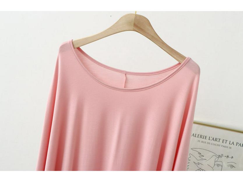 Plus Size 200 Jin Women's Batwing Sleeve Long Sleeve Modal T-Shirt