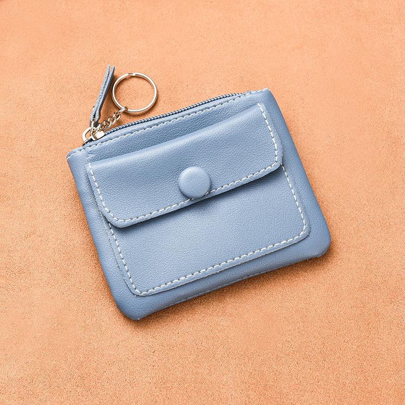 Mini Change Bag, Key Bag, Men's and Women's Short Small Wallet, Card Bag, Coin Storage Bag, Multi-functional Clutch Bag.
