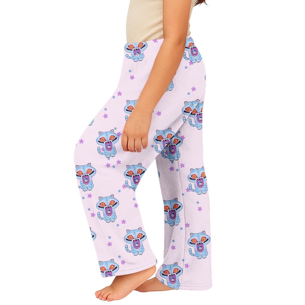 Children's Winter Pants Full Length Long Christmas Printed Pants