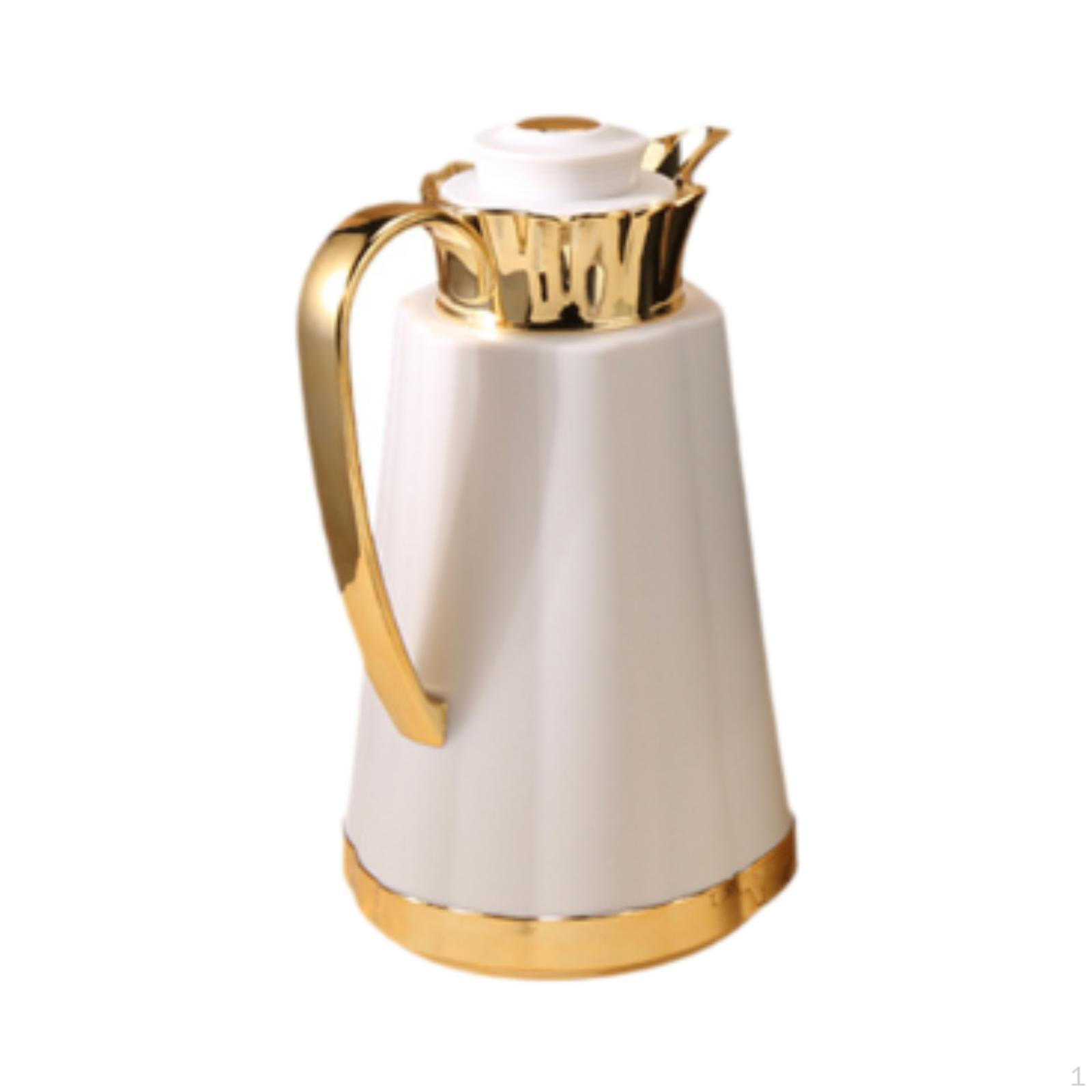 

Арабский кофейник с термоизоляцией, чайник для напитков, для подарка White Gold