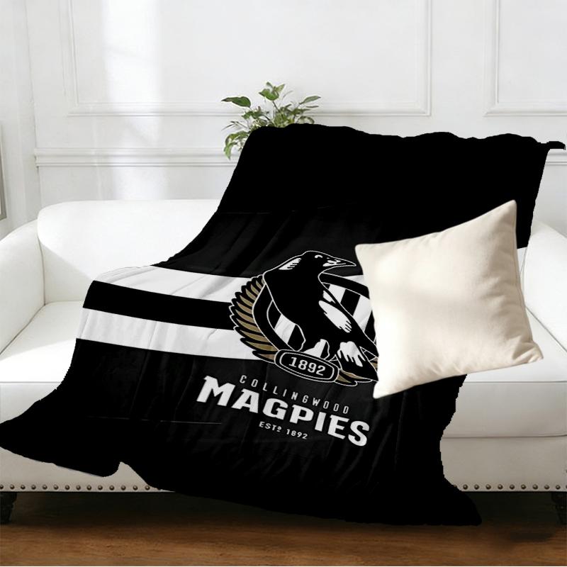 Football Club Print Blanket - Soft & Comfortable, for Bedroom, Travel, Sofa, Home Decoration - Birthday Christmas Gift for Friend
