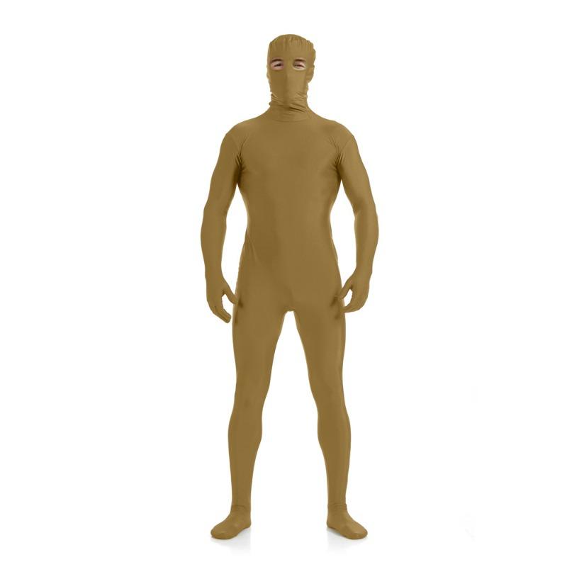All-inclusive Exposed Tights Solid Color Cross-dressing Gymnastics Clothes Stage Performance Clothes Elastane Cos Clothes Onesie