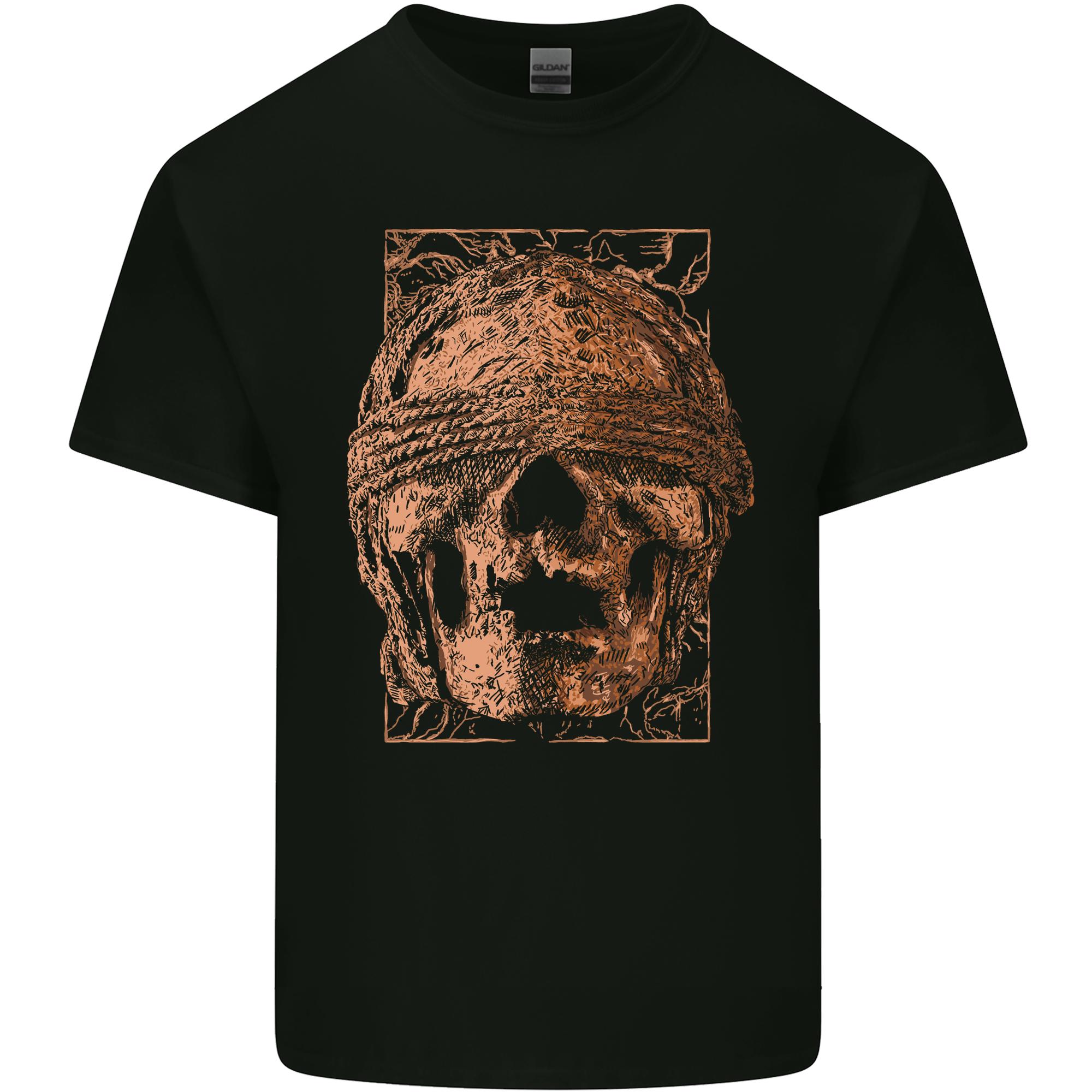 Bondage Skull Unisexs Light Cotton TShirt S
