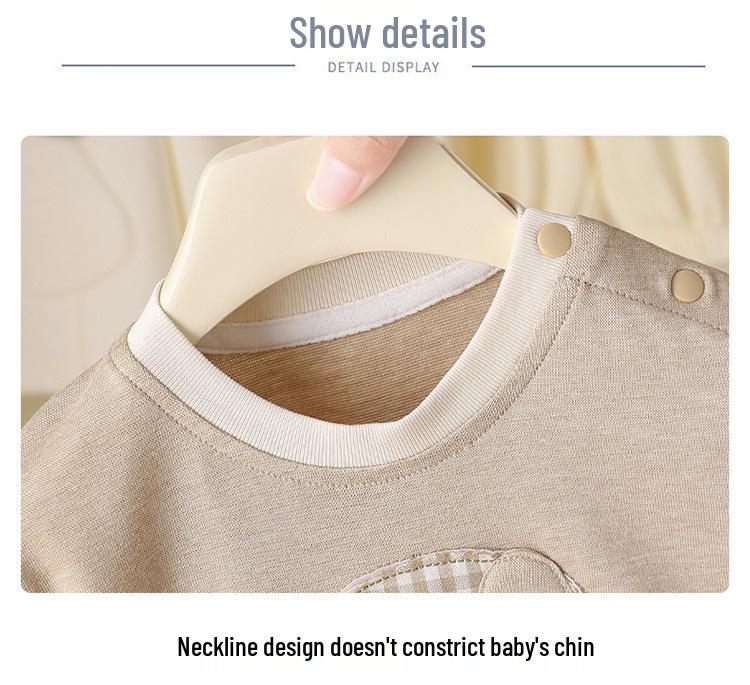 Koreanischer Stil Erster Geburtstag Baby & Kleinkind Frühling Hoodie und Jogginghosen Set