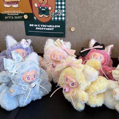Nine-tailed Fox Vinyl Face Doll Children'S Toy Festival Birthday Gift Desk Collection Decoration