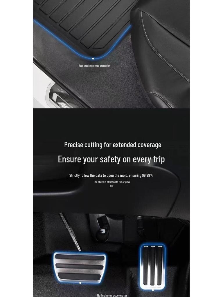 Tiangong 08 Full Coverage TPE Floor Mats for Hongqi 25 Driver's Seat
