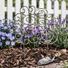 Anello di Supporto Metallico per Piante, Gabbia Decorativa a Gabbia per Peonie da Giardino, Anello Decorativo Grow-Through per Piante, Palo ad Anello Fiorito Impilabile per Piante da Casa, Dahlia, Crescita Iniziale