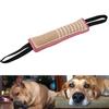 Durable Cotton Linen Pet Dog Tear Bite Training Rod Tug with Dual Handles