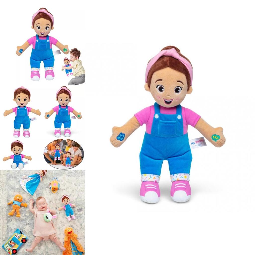 Adorable Ms Rachel Plush Doll Soft Cotton Stuffed Toy For Kids With Comforting Features
