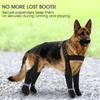 Dog Suspender Boots Reflective & Waterproof – Non-Slip & Dirt-Proof Paw Protectors, Rainy & Snowy Pet Booties with Adjustable Suspenders for