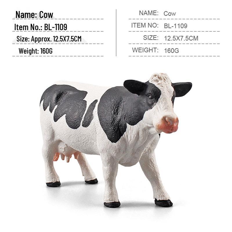 Cross-Border Farm Animal Miniature Model Set: Chickens, Ducks, Geese, Cows, and More