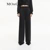 MO&Co. High-Waisted Silk Blend Wide-Leg Casual Pants