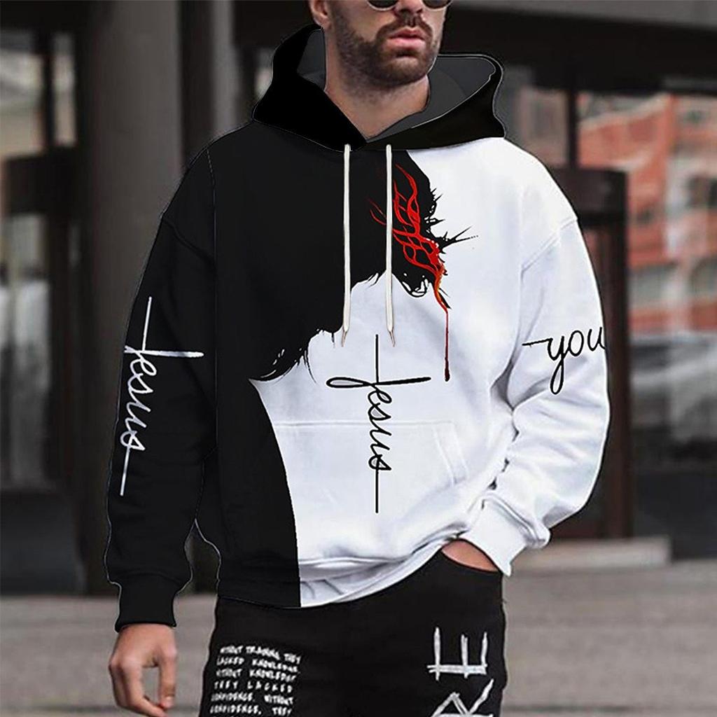 New High Street Trend Bully Animal 3D Print Men's Personalised Novelty Hoodie Sweatshirt