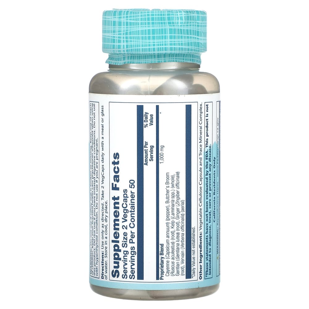 Solaray Circulus Blend Sp-11B Veg Capsules, 100 Count