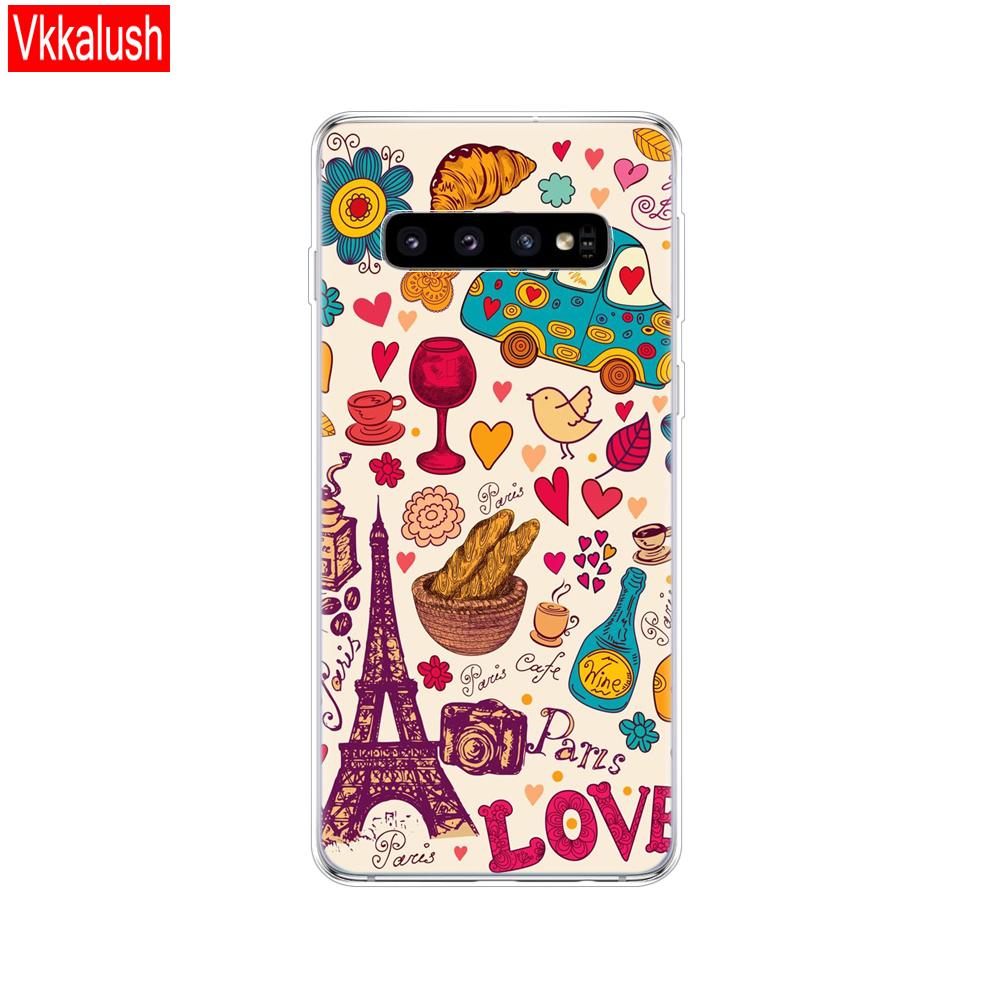 Pro Samsung Galaxy S10 Pouzdro S10Plus Pouzdro Silikonový tpu Kryt Telefon S10 E Pouzdro na Pro Samsung S10 Plus G975F S 10 SM-G973F Pouzdro