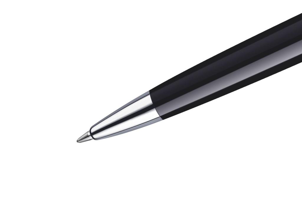 WATERMAN Metropolitan Deluxe Black CT Ballpoint Officially Imported Pen, Oil-Based, S2258362,