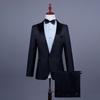 Men's Single-Breasted Rhinestone Suit Set for Banquet and Performance