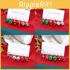 Christmas Snowflake Earrings Set With Glittering Accents For Women Holiday Party Jewelry