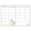 Sanrio 2023 Monats- und Horizontal-B6 Little Twin Stars Kalender Beginnt Oktober Volle Anzeige von Rokuyo des Monats SANRIO Lila Tagebuch, Wöchentlich, Liniert,