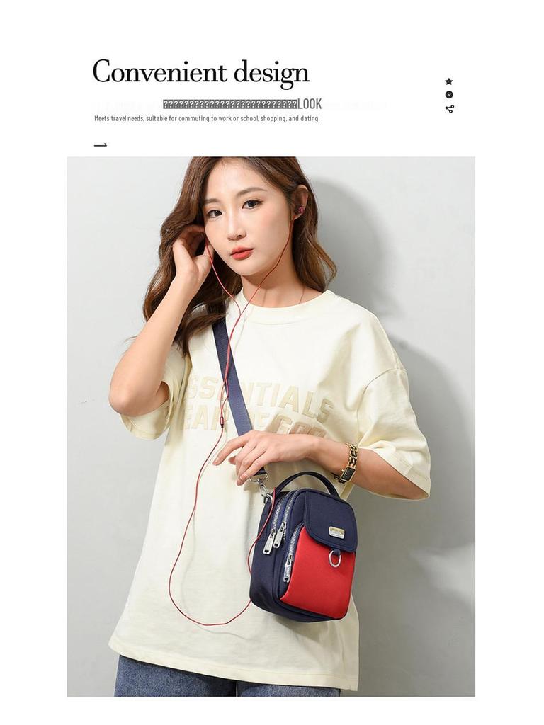 Style Crossbody Versatile Womens Korean Bag Fashionable Lightweight Shoulder Bag For Casual Use
