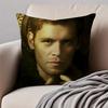K-Klaus Mikaelson Vampire Diaries Cushion Cover Pillowcase Anti-Dustmite Invisible Zipper Short Plush Sofa Cushion