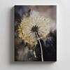 Goldene Pusteblume Goldene Pusteblume, 40X50 cm, Goldener Aluminiumrahmen, Mattes Papier 230 g/m²