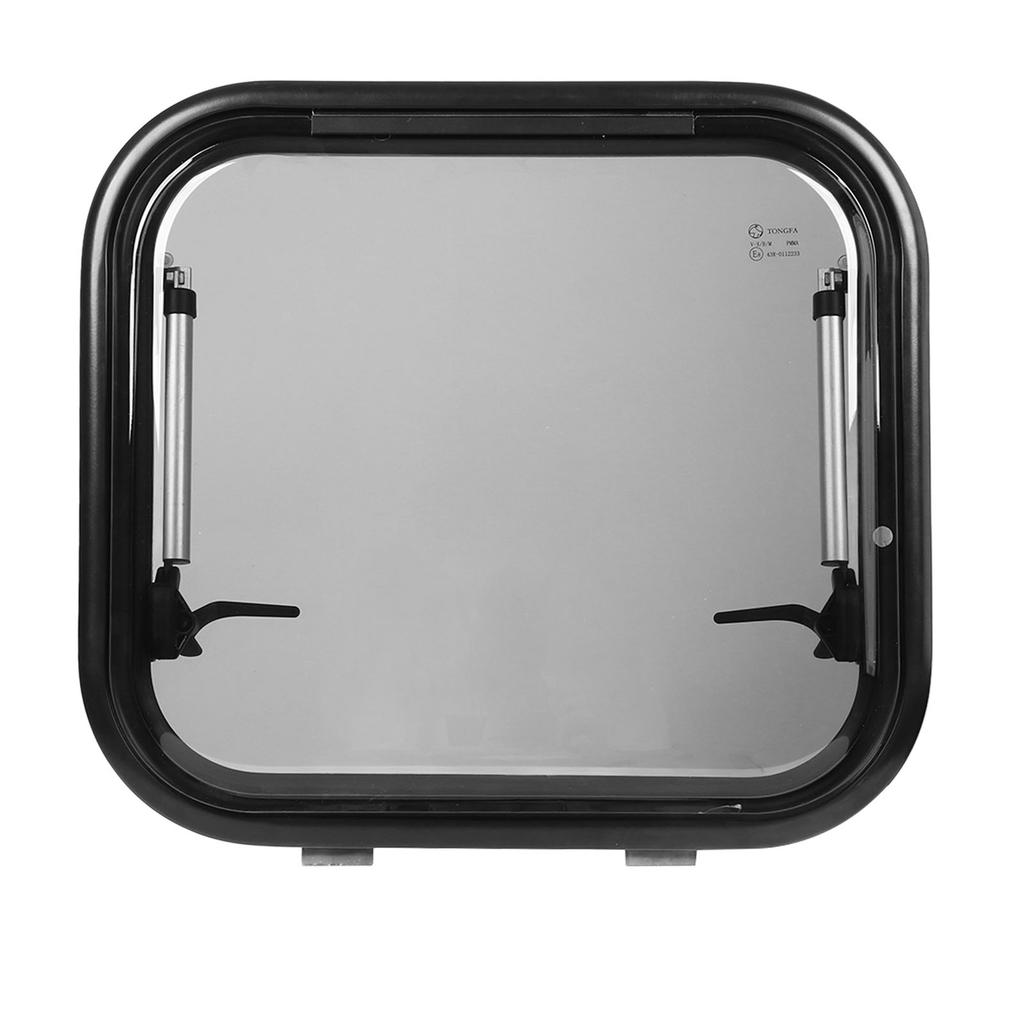 RV Push Out Window Double Layer Acrylic Glass UV Resistant Sound Heat Insulation External Exit Window with Insect Net