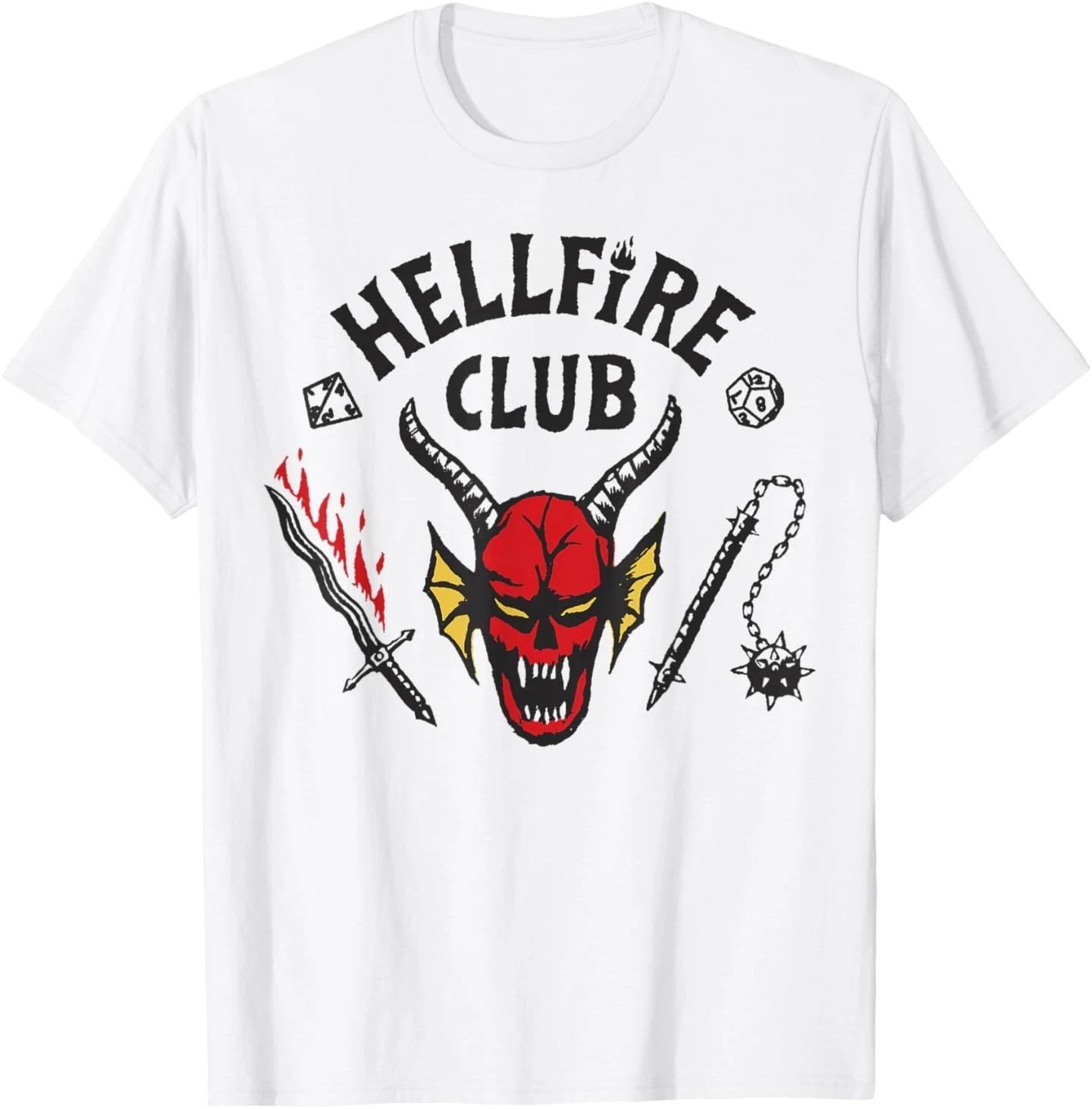 Stranger Things 4 Hellfire Club Logo T-Shirt S
