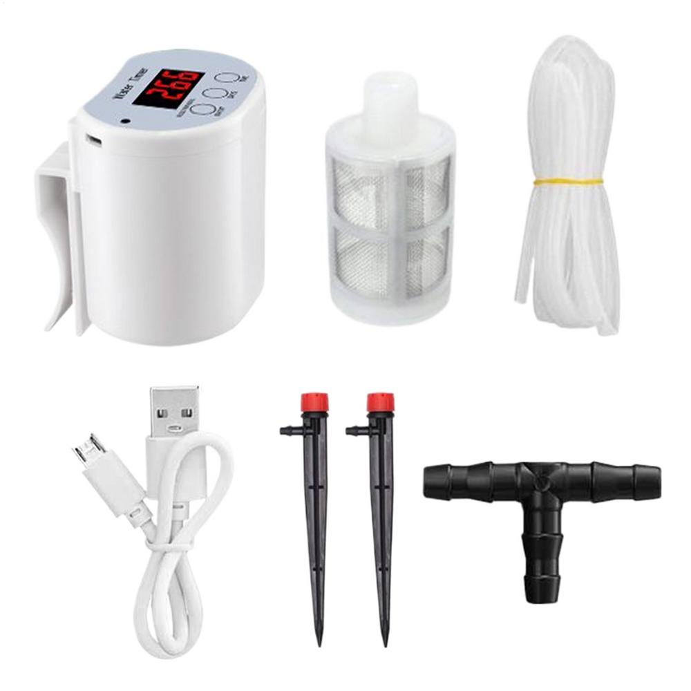 

Automatic Plant Waterer Automatic Drip Irrigation Kit Intelligent Power-Off Protection Gardening Houseplants Waterer Aid With