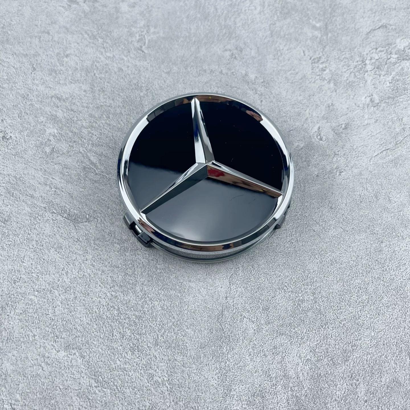 

4Pcs 75MM Car Wheel Center Logo Hub Cap For Mercedes Benz AMG W204 C218 A207 C117CLA CLS E Class W212 S212 X166 W176W205 W246
