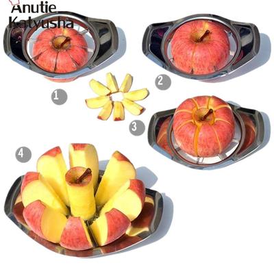 1 stk., Høj Kvalitet, Æbleudskærer Slicer, Bearbejdning, Rustfrit Stål, Grøntsagsfrugtskærer, Køkkenredskab