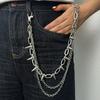 Studded Rivet Studded Pants Chain Zinc Zinc Zinc Alloy Punk Belt Chain Fashion Jeans Chain  Male