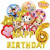 Ed Birthday Party Decorations Balloons Tableware Paper Cups Plates Tablecloth Party Decorating Accessorie For Boy Girl