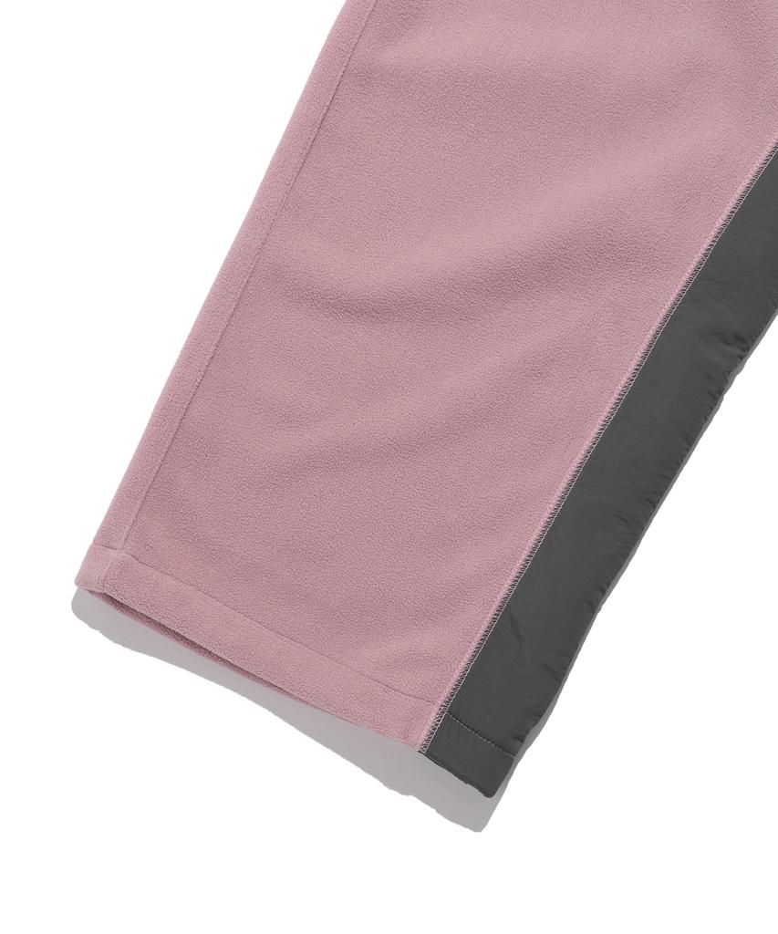 PHYSICAL DEPARTMENT Color Block Fleece Pants Pink