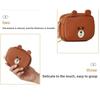 Cute coin change bag female mini cartoon small wallet earphone storage bag bear large capacity