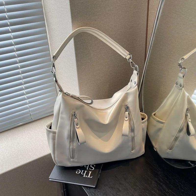 Large Capacity Feminine Tote Bag Summer Crossbody New Versatile One Shoulder Student University Commuter Bag