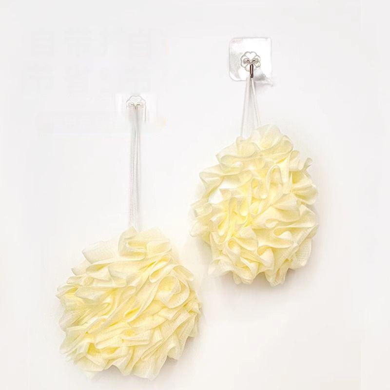 1 Piece Of Soft Loofah Sponge Bath Ball -2-In-1 Soap Dispenser And Body Scrub, Exfoliating Shower Ball For Men And Women