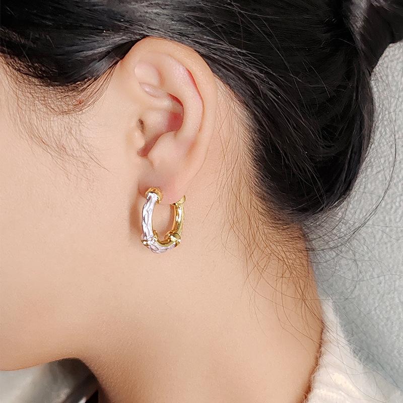 Earrings Light Luxury Premium Earrings Geometric Cold Wind Earrings Premium Niche Jewelry