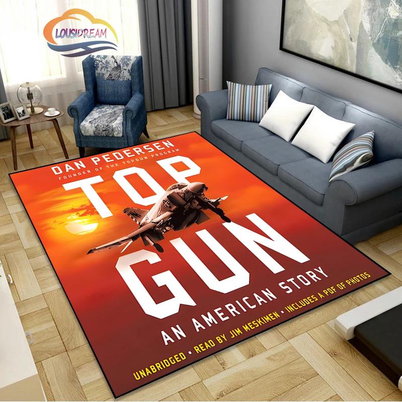 Top Gun Umělecký Vzor Loga Koberec Filmový Prvek Dekorační Koberce Moderní Domov Obývací Pokoj Podlahové Rohože Koberce do ložnice Koupelna