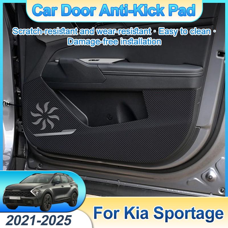 For Kia Sportage NQ5 -2025 Car Door Anti-Kick Pad Anti Dirt Mat Anti-scratch film Protection Sticker Interior Accessories