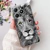 4G Clear For Realme Note 60 Case RMX3933 Luxury Butterfly Love Flowers Cool Lion Painted Phone Case For Realme Note 60X RMX3938