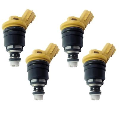 MSMint tipo nismo compatible 555cc juego de 4 inyectores de alimentación lateral de gran capacidad alta afinación 180SX Silvia S13 S14 S15 SR20 16600-RR543