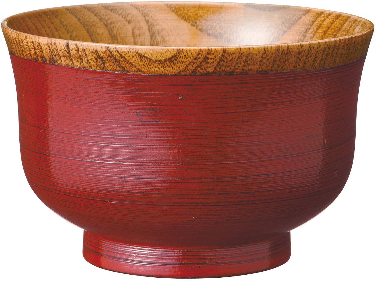 Shinzo Ase Soup Red Kasumi F0411 Bowl, коричневый