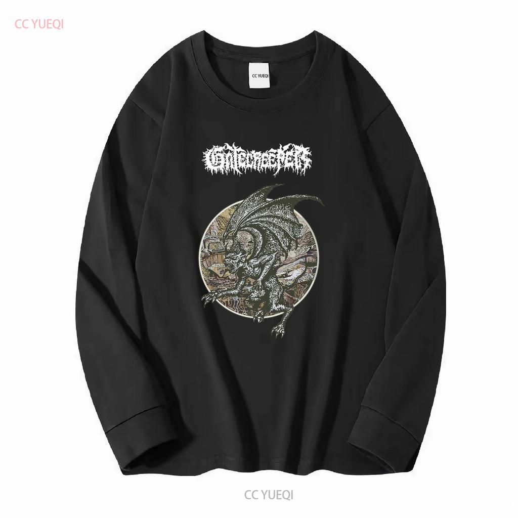 New Gatecreeper American Death Metal Band Deserted Show Left T shirt Size S 2XL long sleeves vintage Washed Versatile Soft