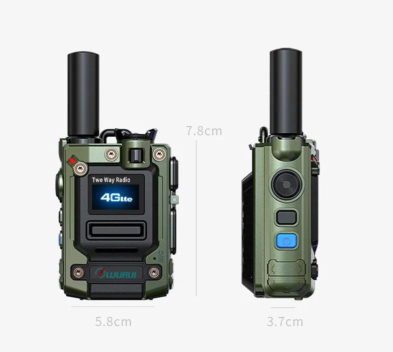 Globales Walkie-Talkie 4G 3G 2G integriertes bidirektionales Dualfrequenz-Walkie-Talkie mit unbegrenzter Entfernung von 5000 Kilometern
