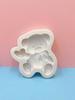 1pc Heart-Shaped Teddy Bear Silicone Mold