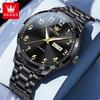 OLEVS 7078 Mens Watch Automatic Mechanical Watch Luxury Brand High Quality Original Stainless Steel Day Date Watches For Man New