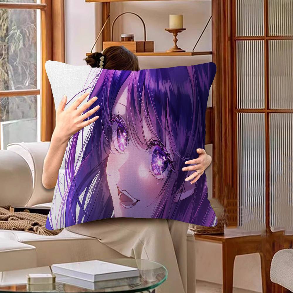 Oshi No Ko Anime Ai Hoshino Personalized Pillow Dust Cover Bedroom Kids Party Decoration Pillowcase Birthday Children Gift